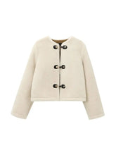 VESTE DOUBLE FACE À BRANDEBOURGS